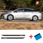 Car Vinyl Prius Auto Side Stripes Sticker Car Door Decals Graphics Gloss Auto Side Car Sticker for Toyota Prius Car Styling